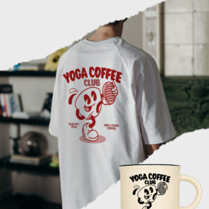 Yoga Coffee Club Christmas bundle: tee, mug & clubcard